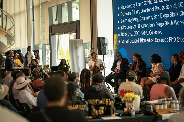 Event panel and audience.