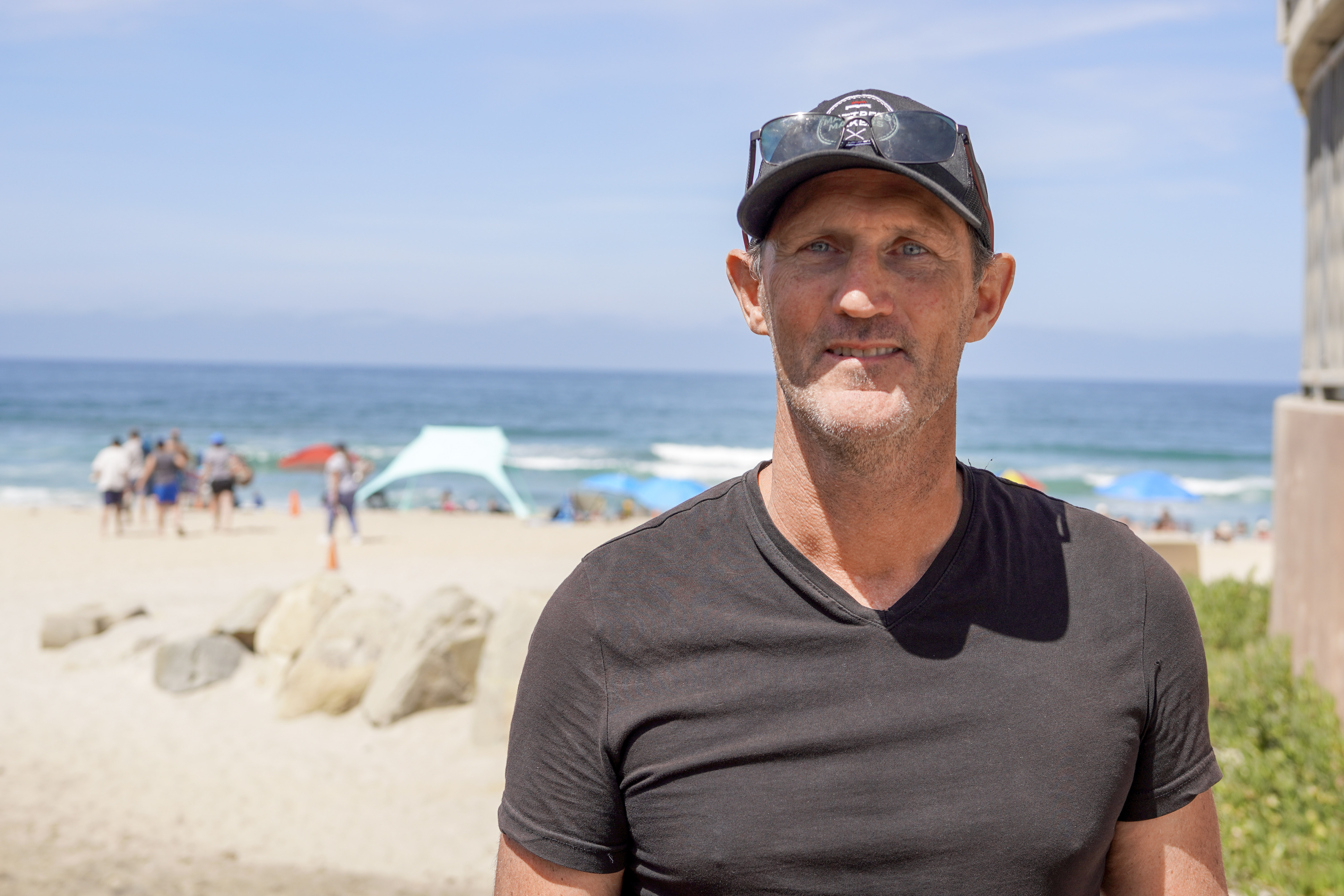 Photo of Gideon Wiseman at the beach