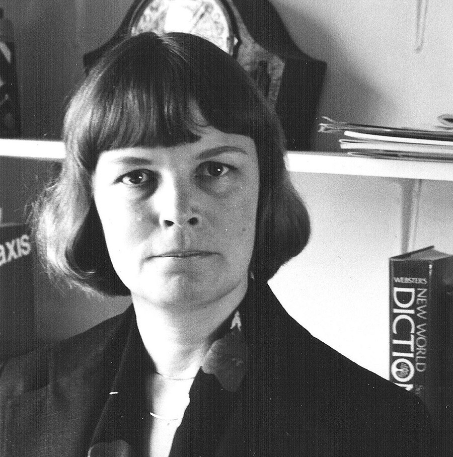 Photo: Adele Shank, pictured at about the time she joined the UC San Diego faculty in the 1980s.
