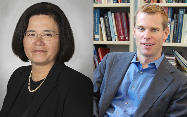 Lucila Ohno-Machado, MD, PhD and Trey Ideker, PhD.