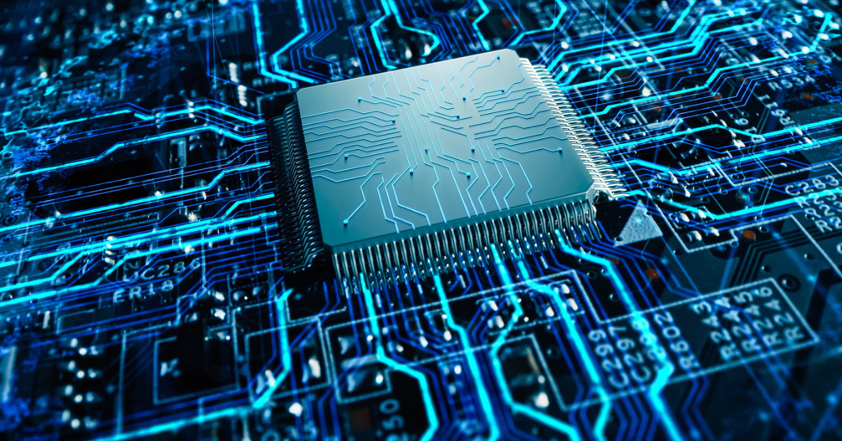 graphic of a CPU