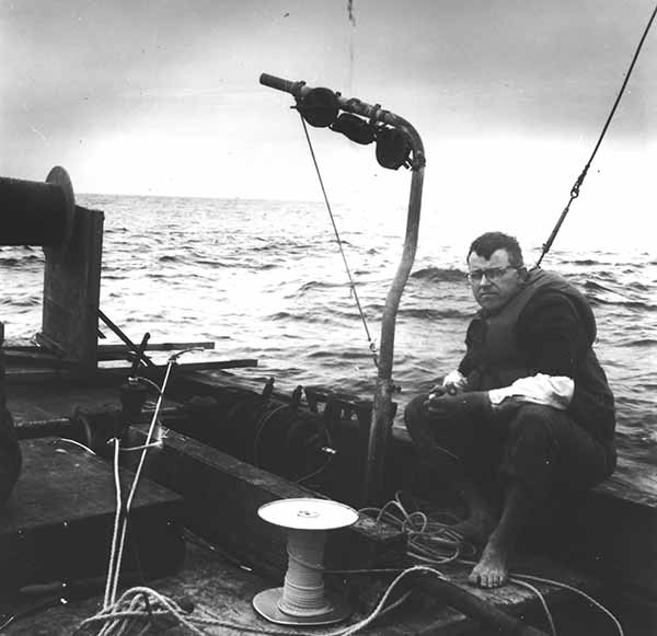 Image: Charles “Chip” Cox at sea