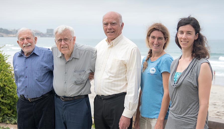 Image: Five 'generations' of ocean scientists