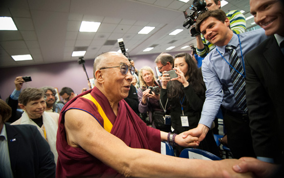 Dalai Lama Visits UC San Diego