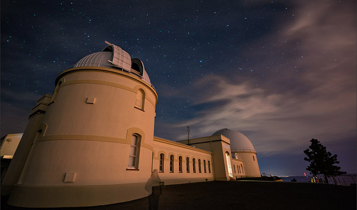 Photo: Skies cleared for a successful first night for NIROSETI at Lick Observatory