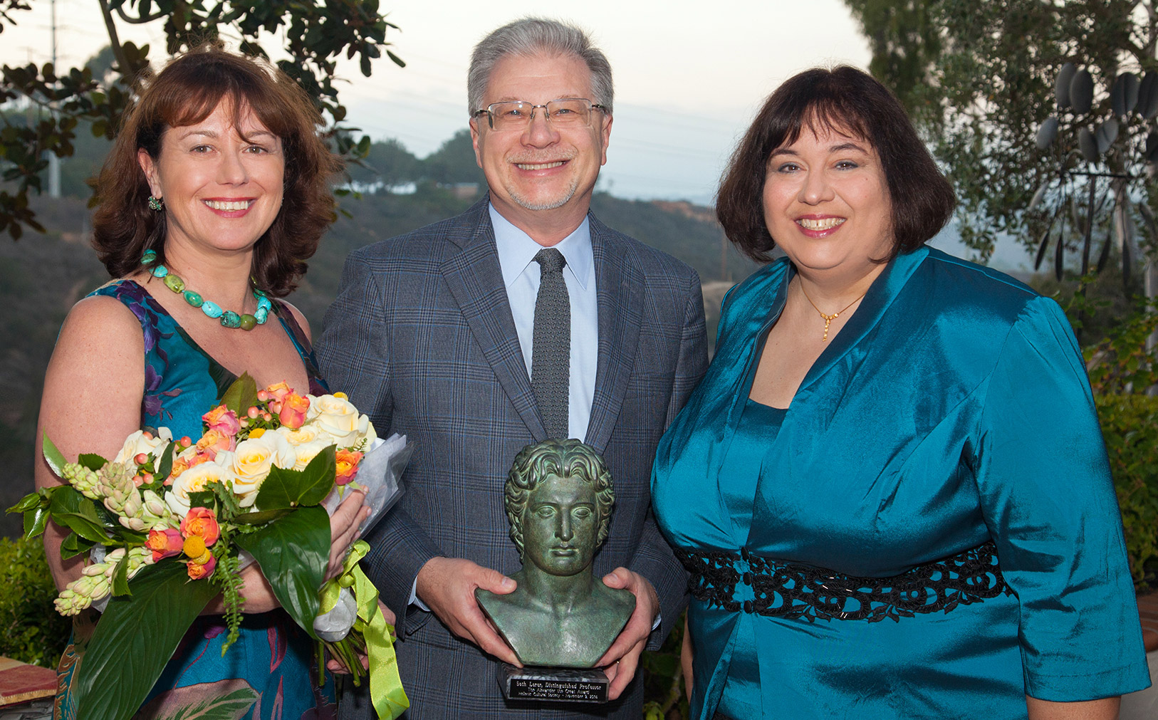 Photo: Alexandar the Great Award from the Hellenic Cultural Society of San Diego
