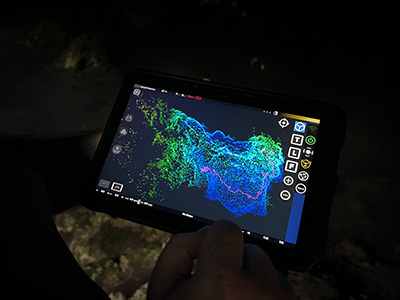 A 3D recreation represents a greater cave system in the Yucatán Peninsula.