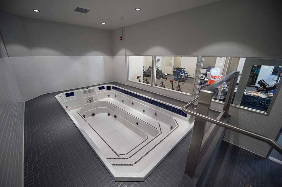 Image: UC San Diego’s hydrotherapy room