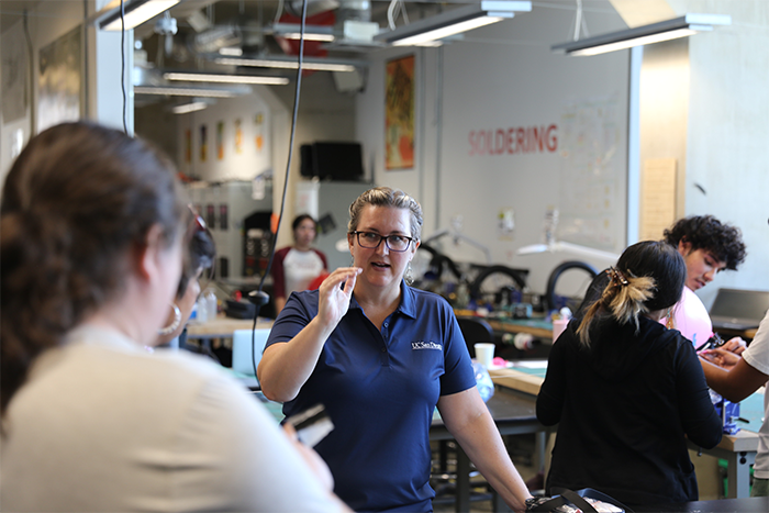 Jennifer Ogo, a teacher from Kearny High School, taught the problem-solving course in summer 2023 at UC San Diego.