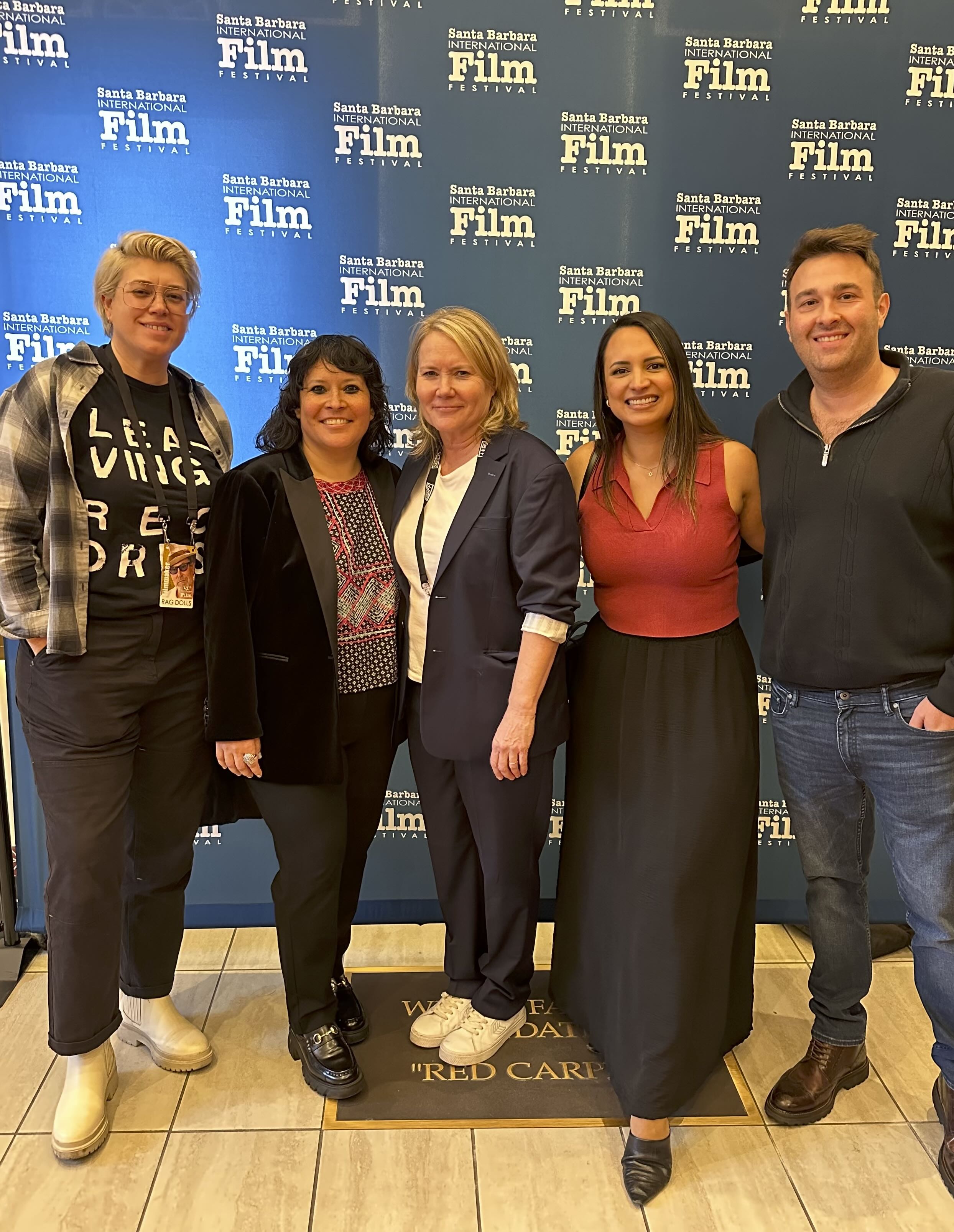 Film crew of Rag Dolls at the Santa Barbara International Film Festival 