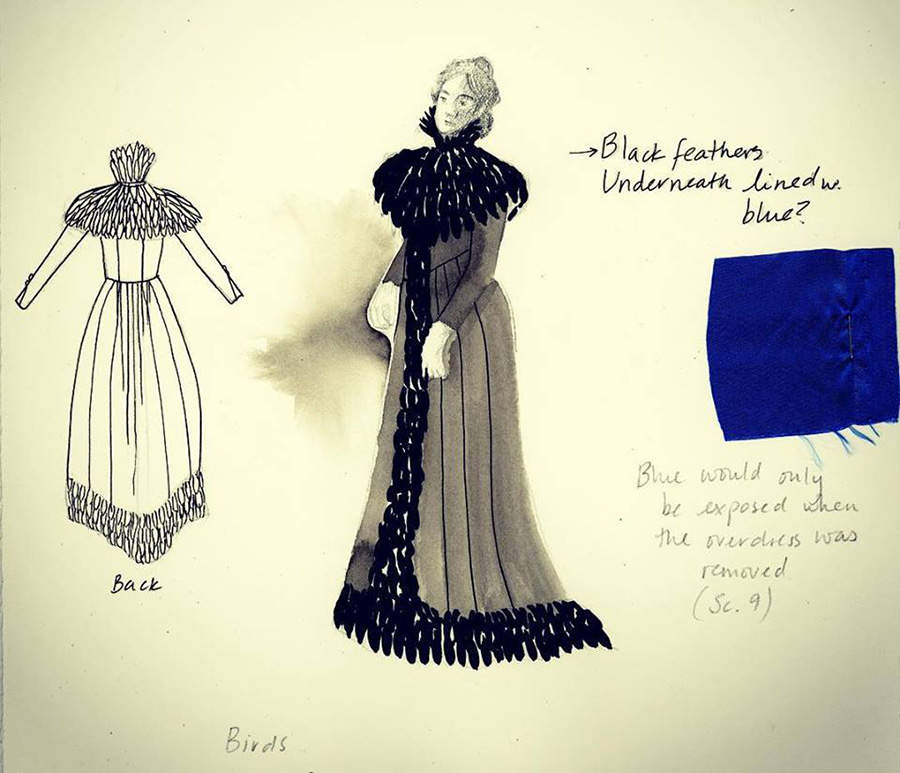 Sketch of 'Inheritance' costume