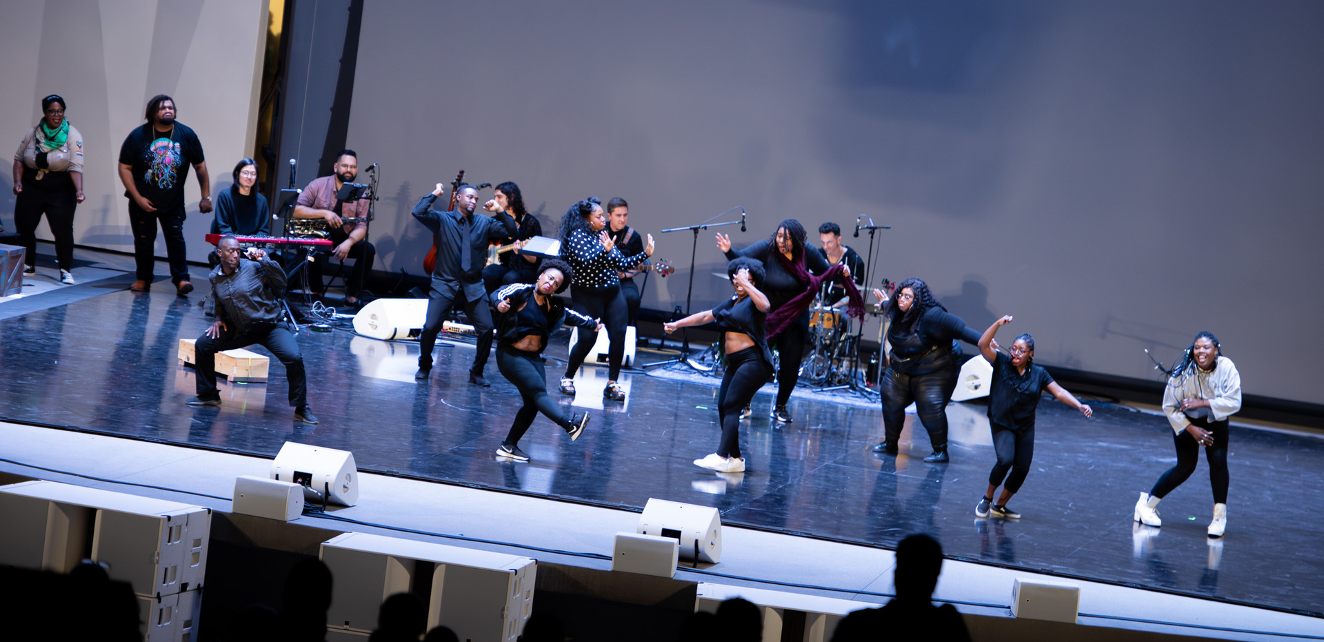 Performers on stage.