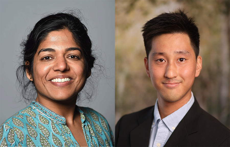 Jyoti Mishra, PhD (left) and first author Jason Nan, PhD (right)