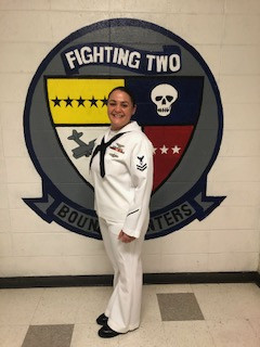 Kathiria Perez Ortiz serving in the U.S. Navy