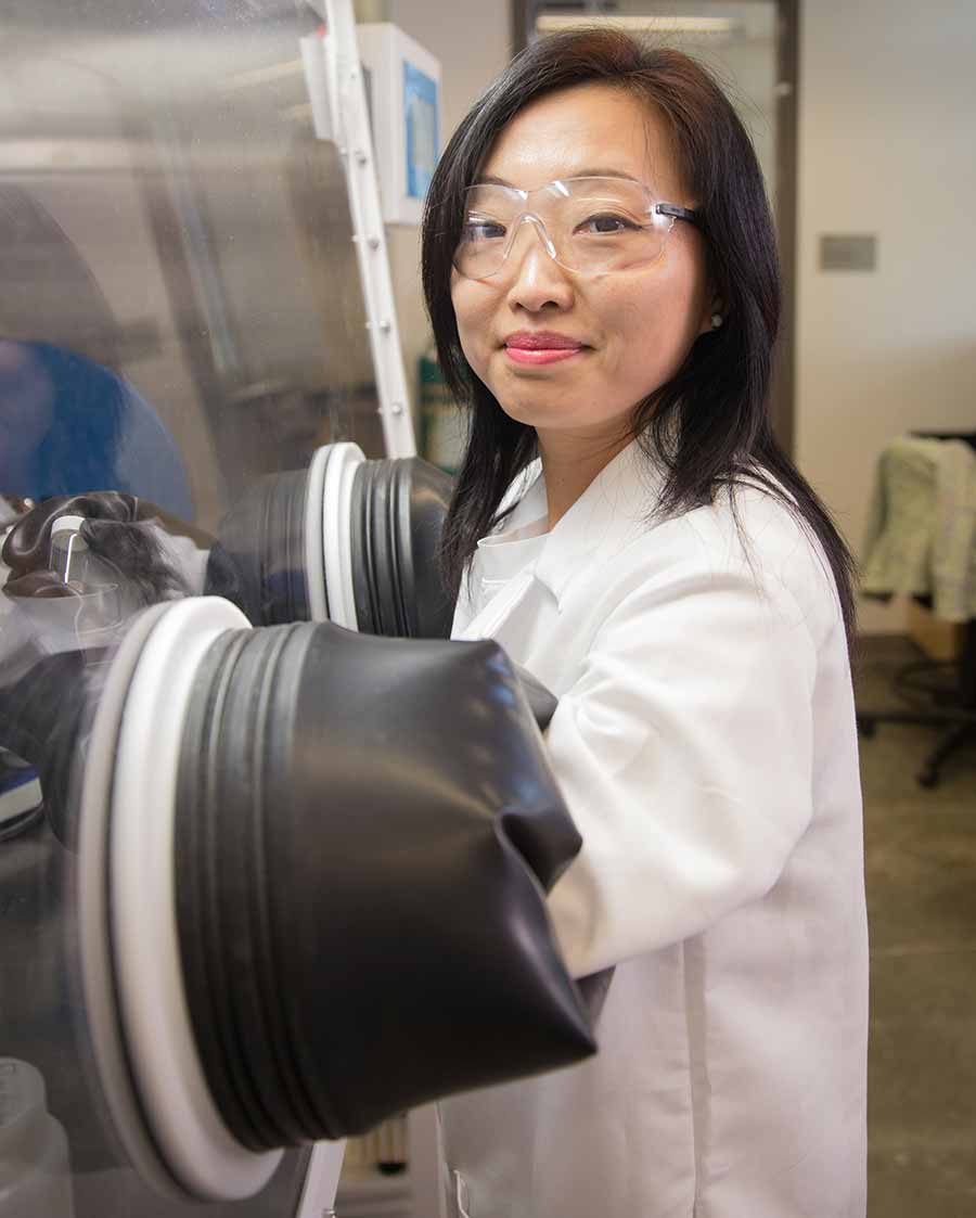 NanoEngineering professor Shirley Meng.