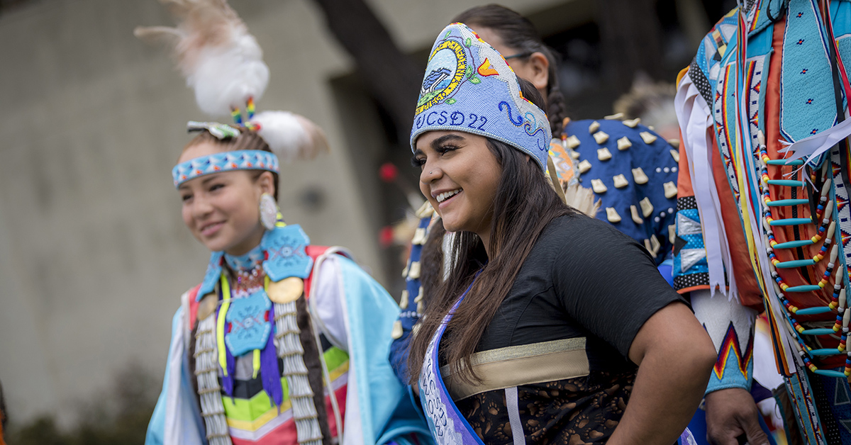 Women at UC San Diego Powwow 2022