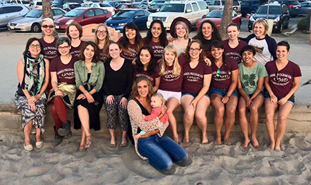 Image: participants of 2015 summer program for women in philosophy at UC San Diego