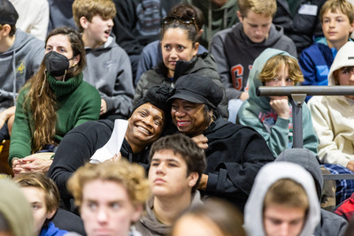 Audience members watched students take stage to share meaningful expressions of gratitude.