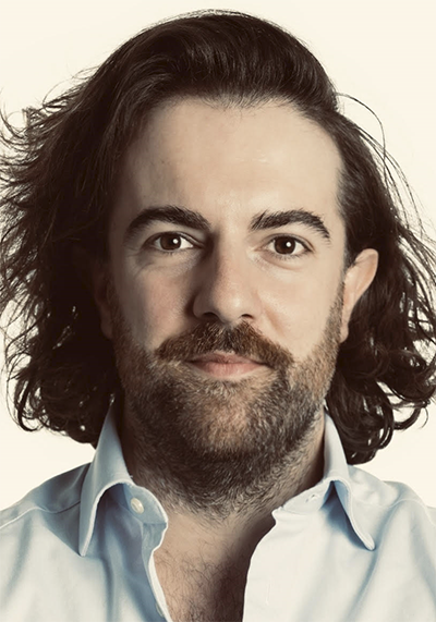 Mattia Serra smiling slightly