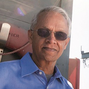 Image: Scripps Institution of Oceanography climate and atmospheric scientist Veerabhadran Ramanathan