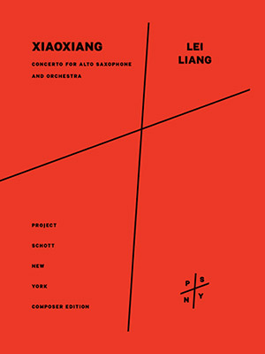 Image: Composer edition of Xiaoxiang, Concerto for Alto Saxophone and Orchestra