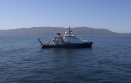 Photo of R/V Sally Ride near Catalina Island
