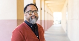 A professional headshot of Jason Magabo Perez, UC San Diego alumnus and 2023-2024 San Diego Poet Laureate.