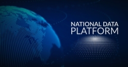 National Data Platform logo atop a digital globe. 