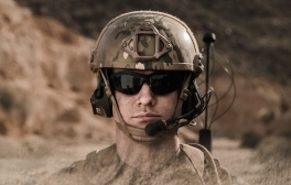 veteran in desert sand
