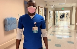 Awolola nurse with UC San Diego Health