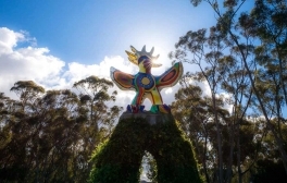 The Sun God statue on the UC San Diego campus. 