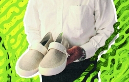 Sustainable sneakers.