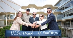 Video: UC San Diego and their partners cut a ceremonial ribbon marking the opening of the Goeddel Family Technology Sandbox