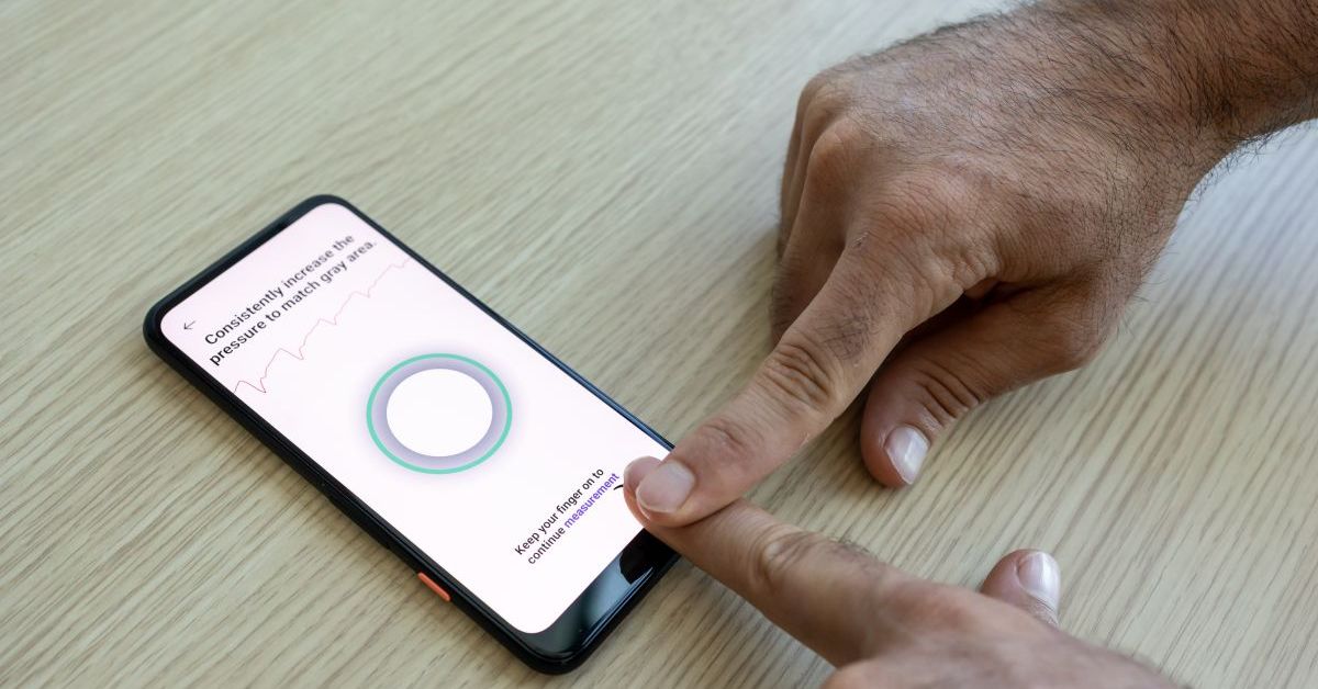 Measure your blood pressure at your fingertips