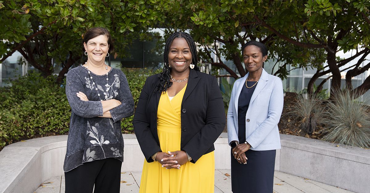 Diane Simeone, Crystal Wiley Cené and Cynthia Gyamfi-Bannerman