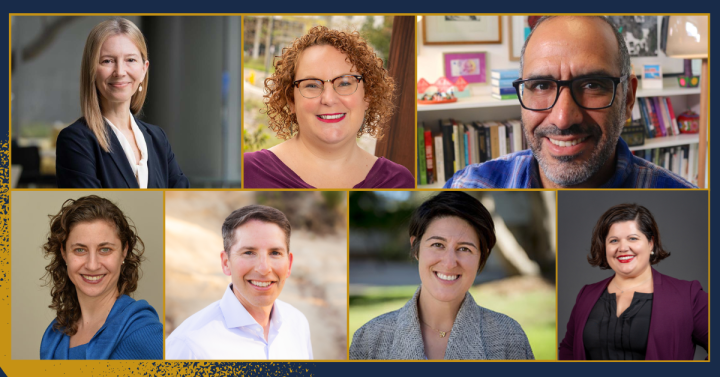 Headshots of the seven principal investigators