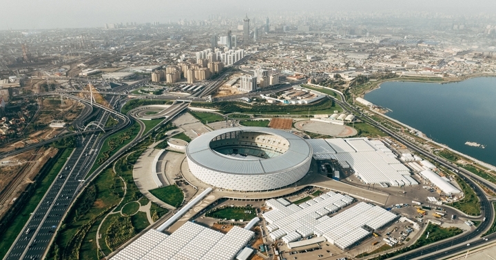 COP29 venue in Baku, Azerbaijan