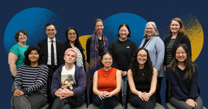 UC San Diego librarians and staff with five of the 2025 Undergraduate Library Research Prize awardees. 
