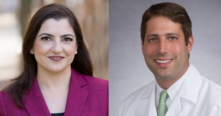 Photos of two doctors, Gary Buckholz(left) and Rabia Atayee (right).