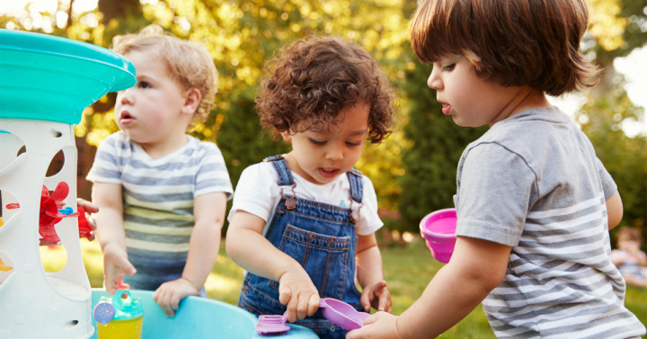 toddlers at the playground