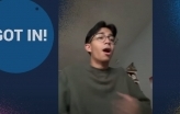 Video: Student reacts to UC San Diego acceptance