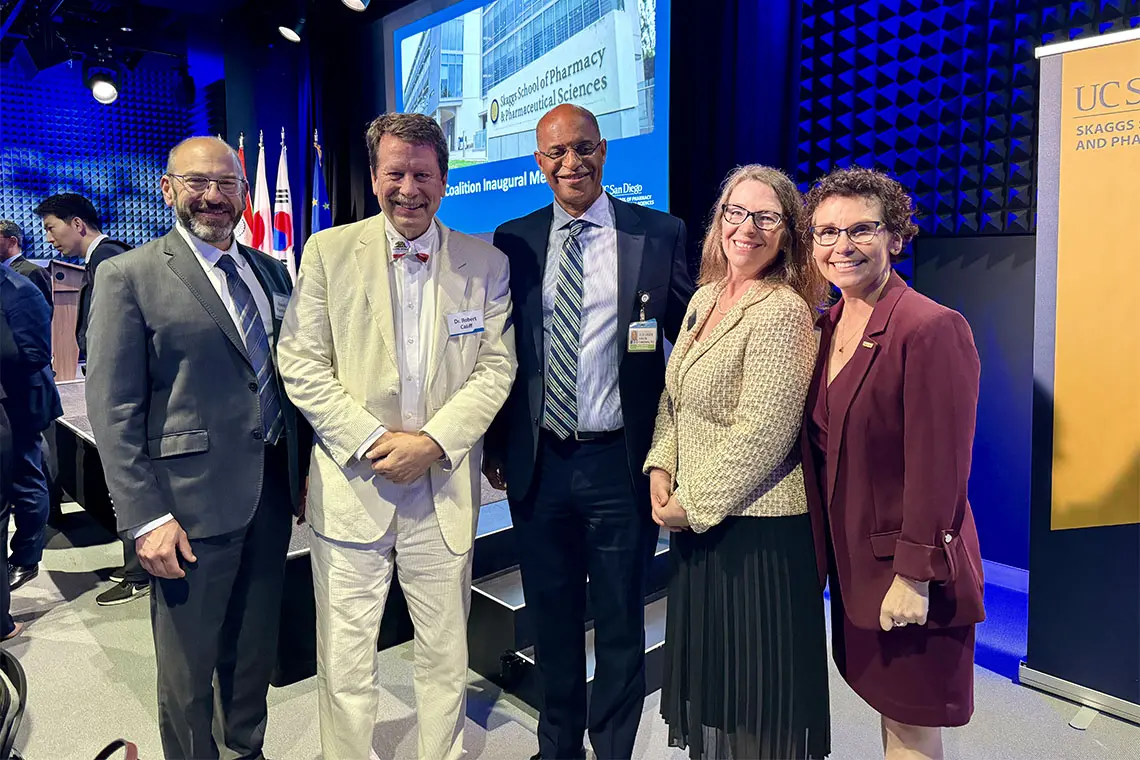 Ronald Piervincenzi, Robert Califf, John Carethers, Corinne Peek-Asa and Brookie Best at White House event