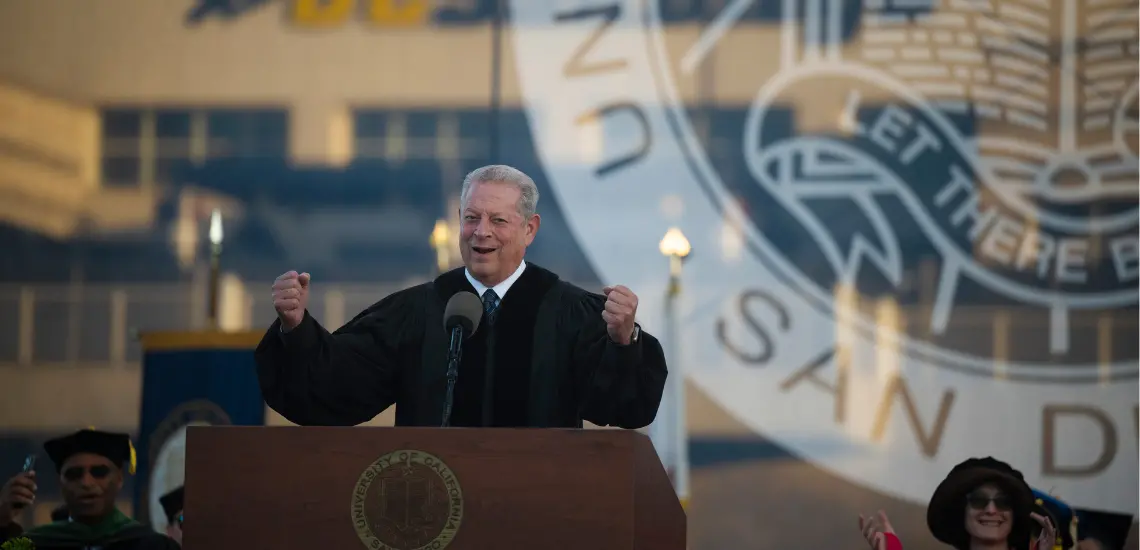 Al Gore at podium