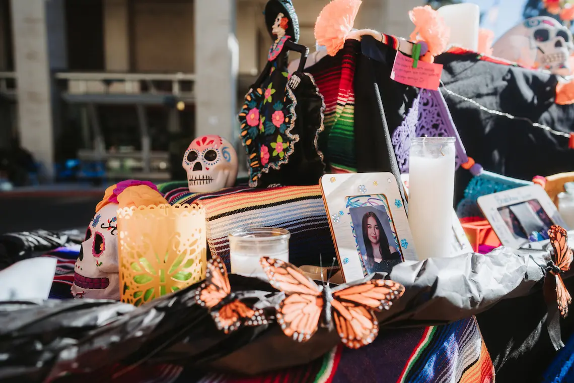 Dia de los Muertos ofrenda as part of celebration on campus