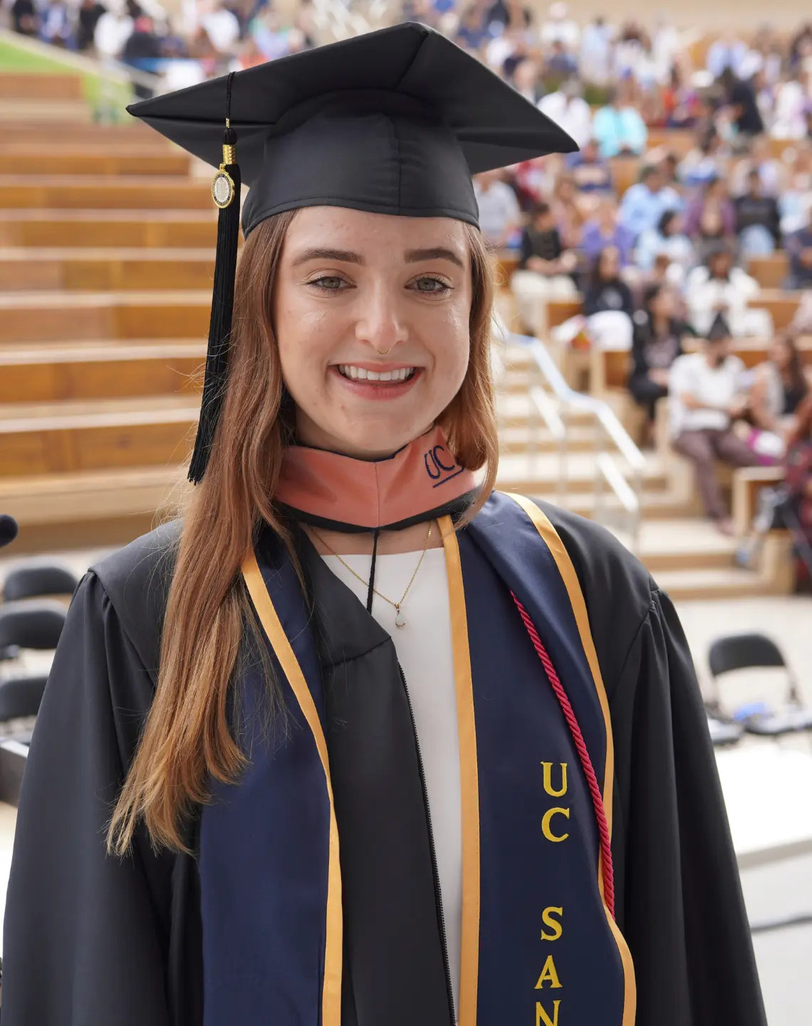 Headshot of Naomi Rose Eisner Guy in her graduation regalia.