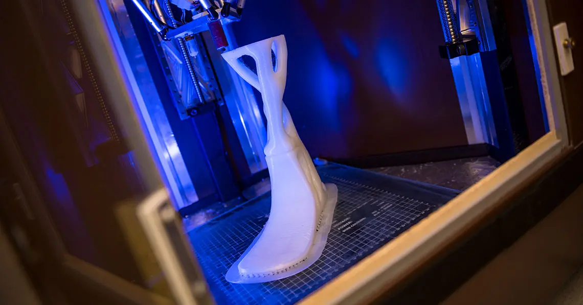 3D scanning and printing of prosthetic leg