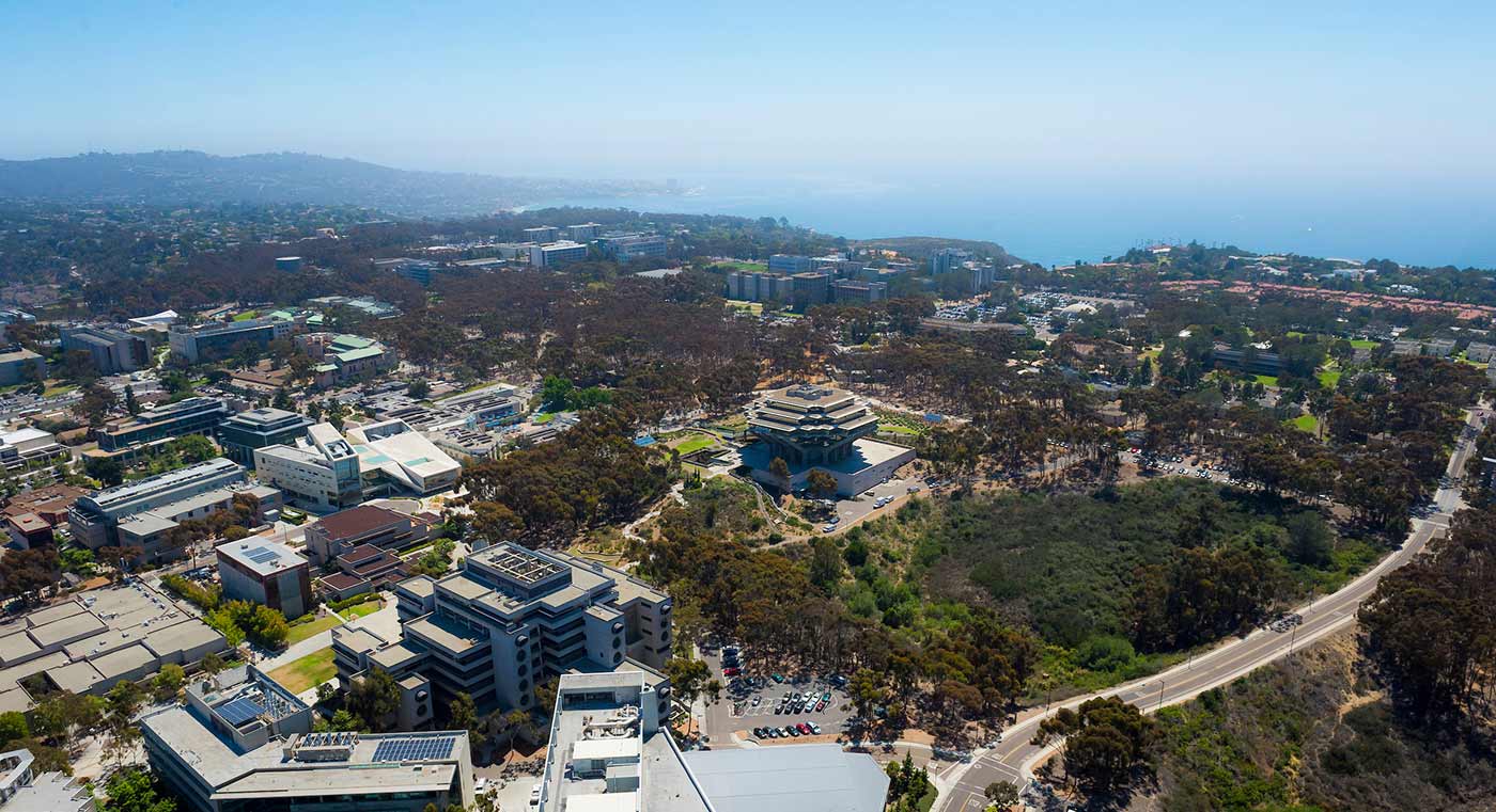 aerial view of ucsd