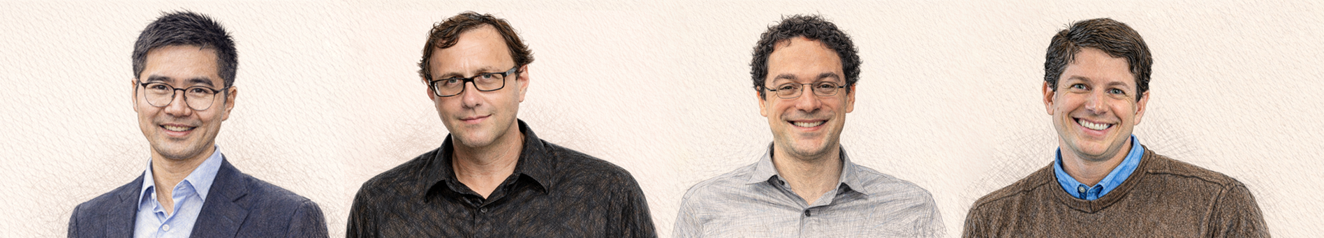 Portraits of the four researchers who wrote the essay