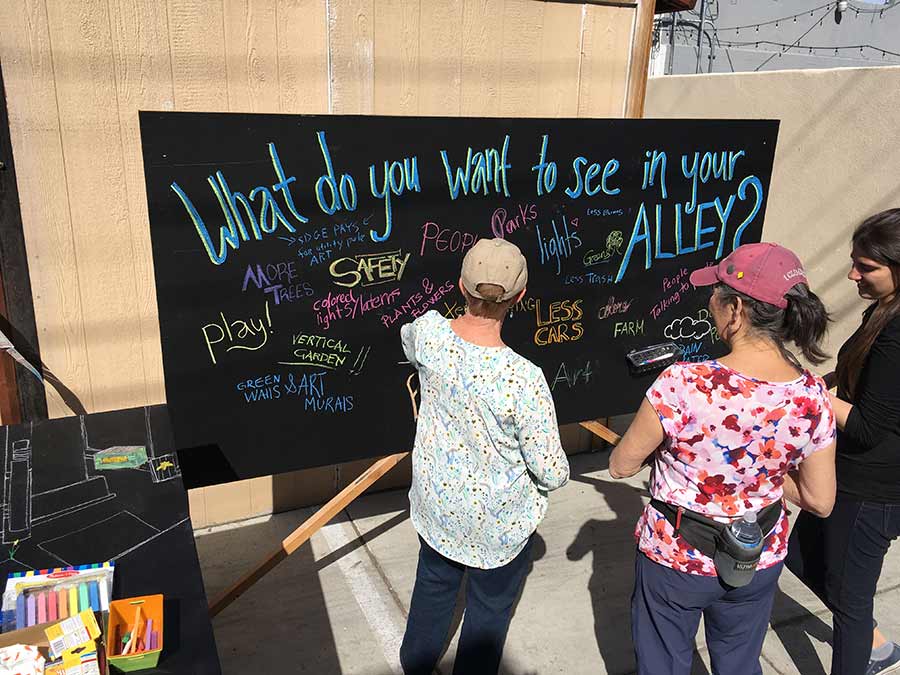 Alleys in Action Prjoect for neglected public space