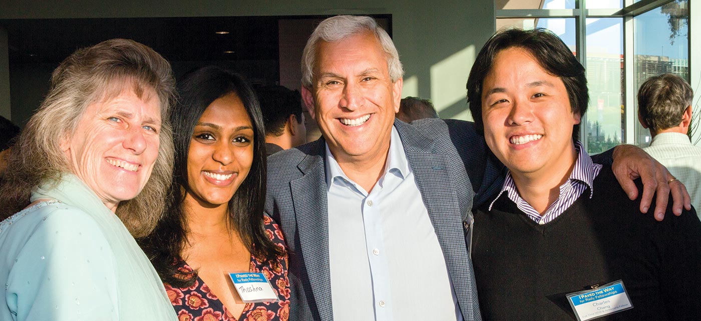 Thoshna Arasappa, Jennifer and Jimmy Anklesaria. 